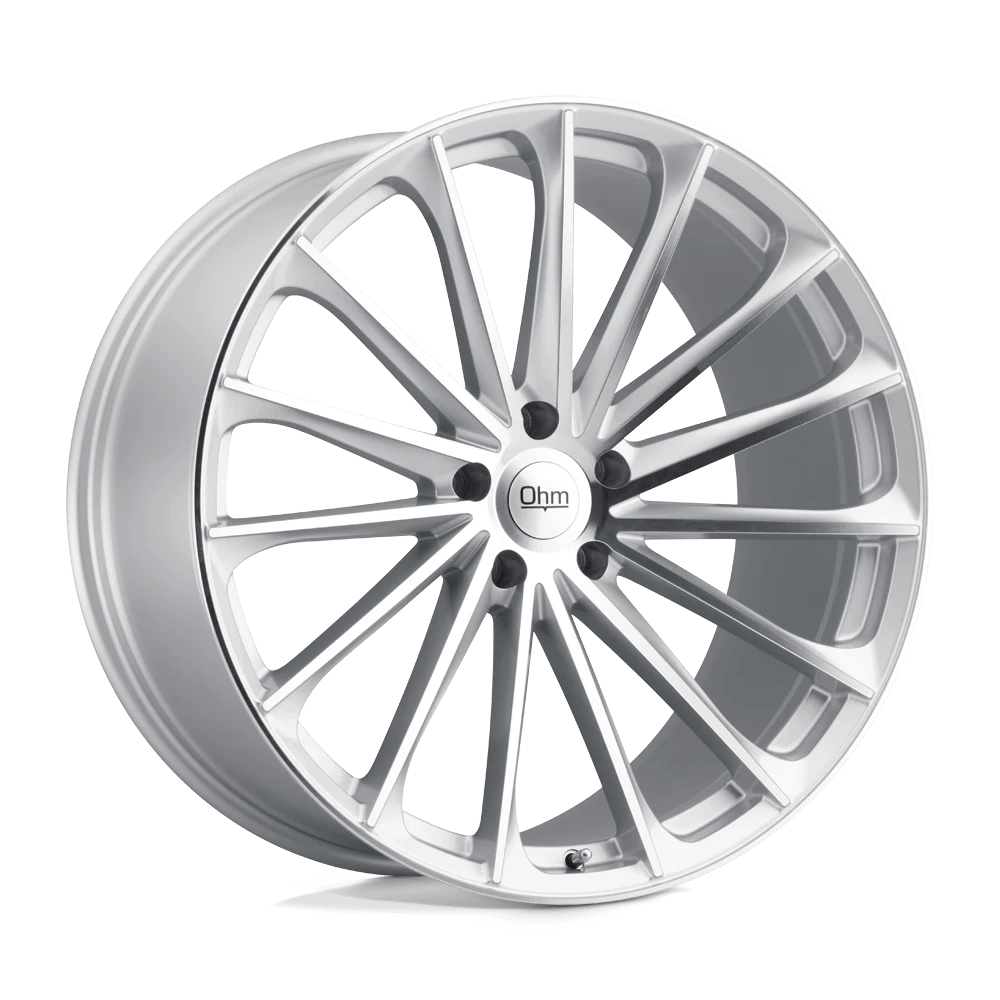 OHM PROTON 21X10.5 30 5X120/5X4.72 SILVER W/ MIRROR FACE