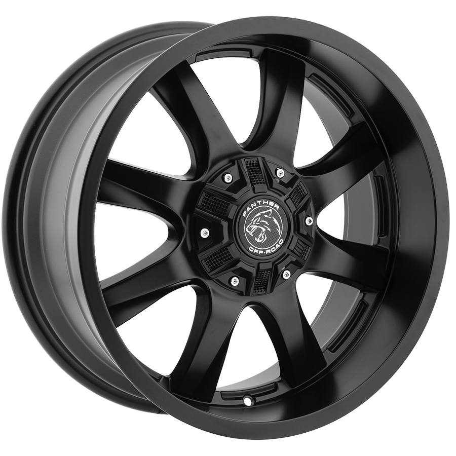 PANTHER 578 OFFROAD 20X9 10X135/139.7 OFFSET +00 FLAT BLACK - Tires and Engine Performance