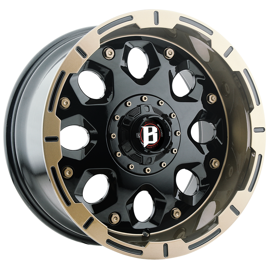 BALLISTIC 968-SHIELD 20X10 10X114.3/127 OFFSET +00 FLAT BRONZE FACE W/ FLAT BLACK LIP - Tires and Engine Performance