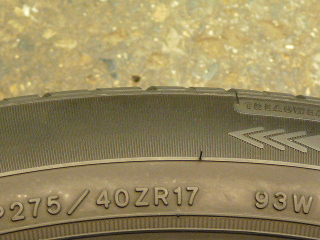 275/40/R17 Used Tires as Low as $45 - Tires and Engine Performance