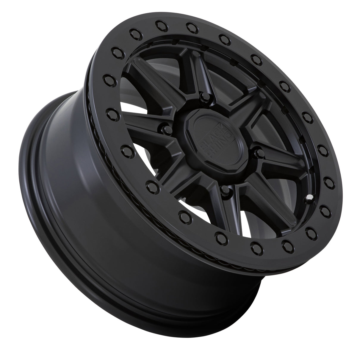 Black Rhino Powersports WEBB UTV BEADLOCK 14X7 36 4X137 MATTE BLACK