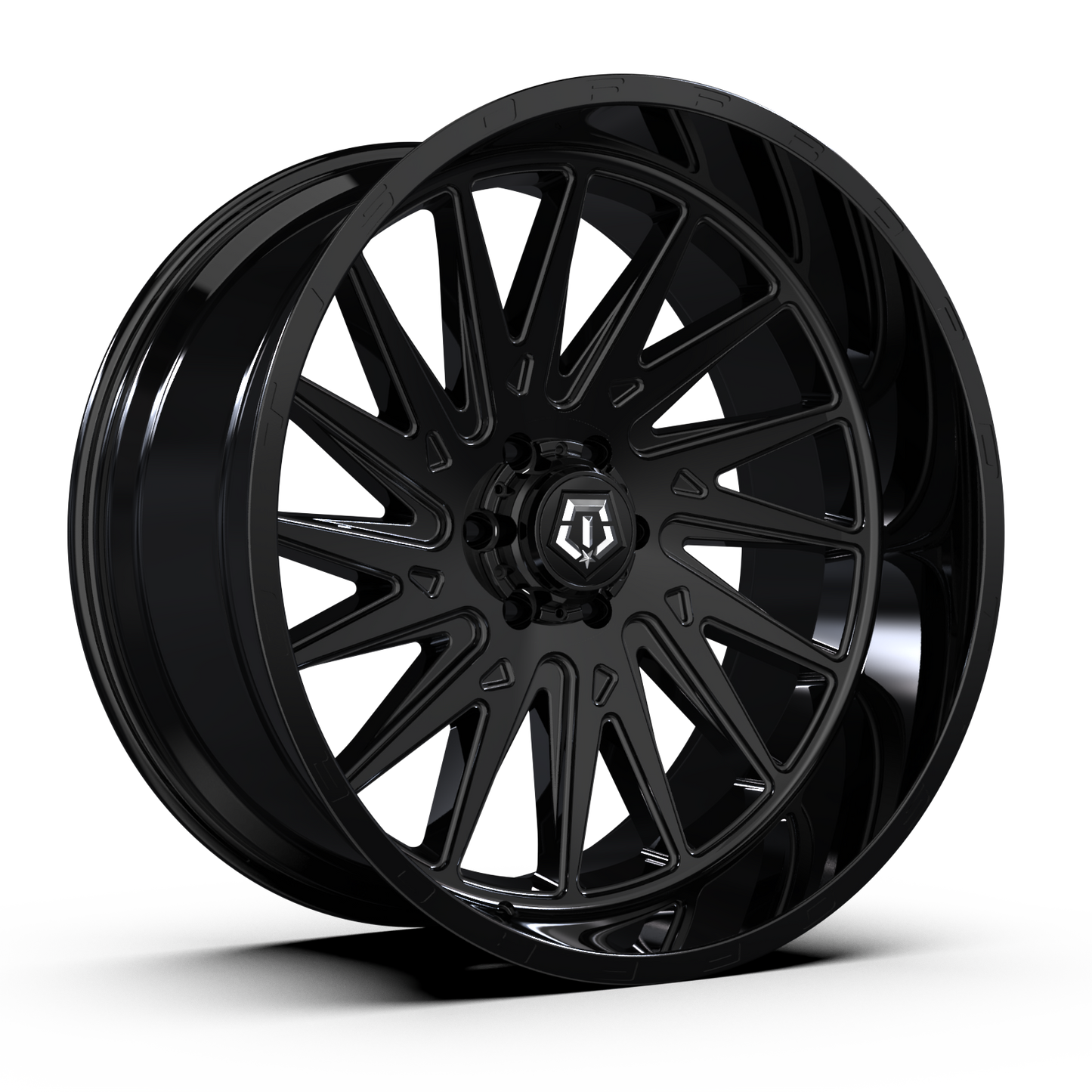 TIS 547B 24x12 -44 6x135 GLOSS BLACK - Tires and Engine Performance