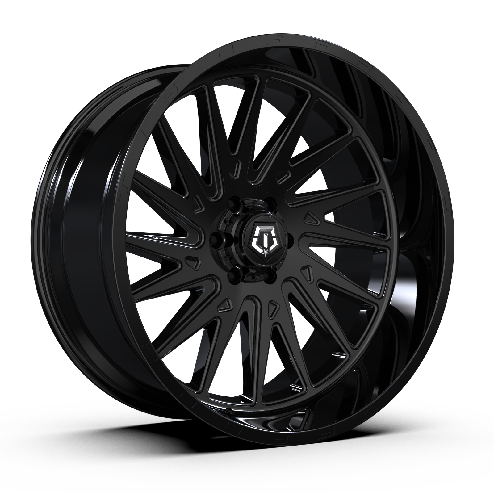 TIS 547B 24x12 -44 6x135 GLOSS BLACK - Tires and Engine Performance