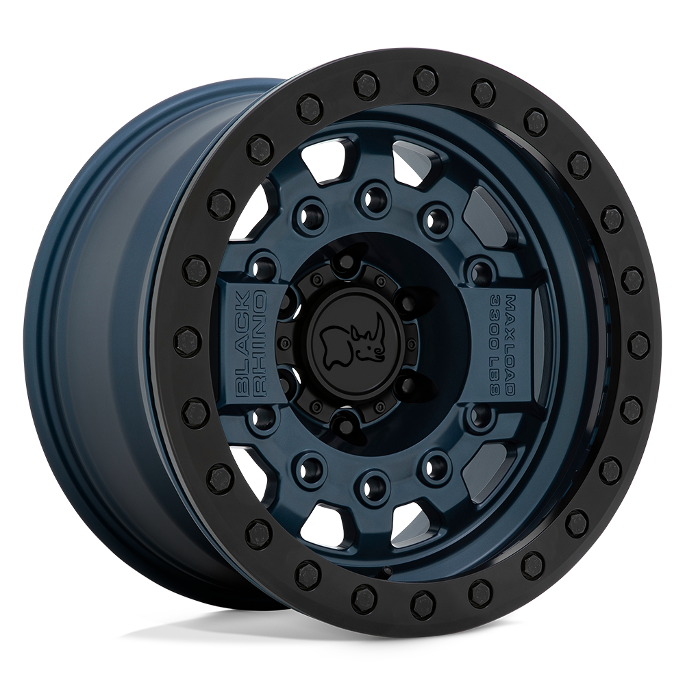 Black Rhino AVENGER BEADLOCK 17X8.5 -30 6X139.7/6X5.5 NAVY BLUE W/ BLACK HARDWARE