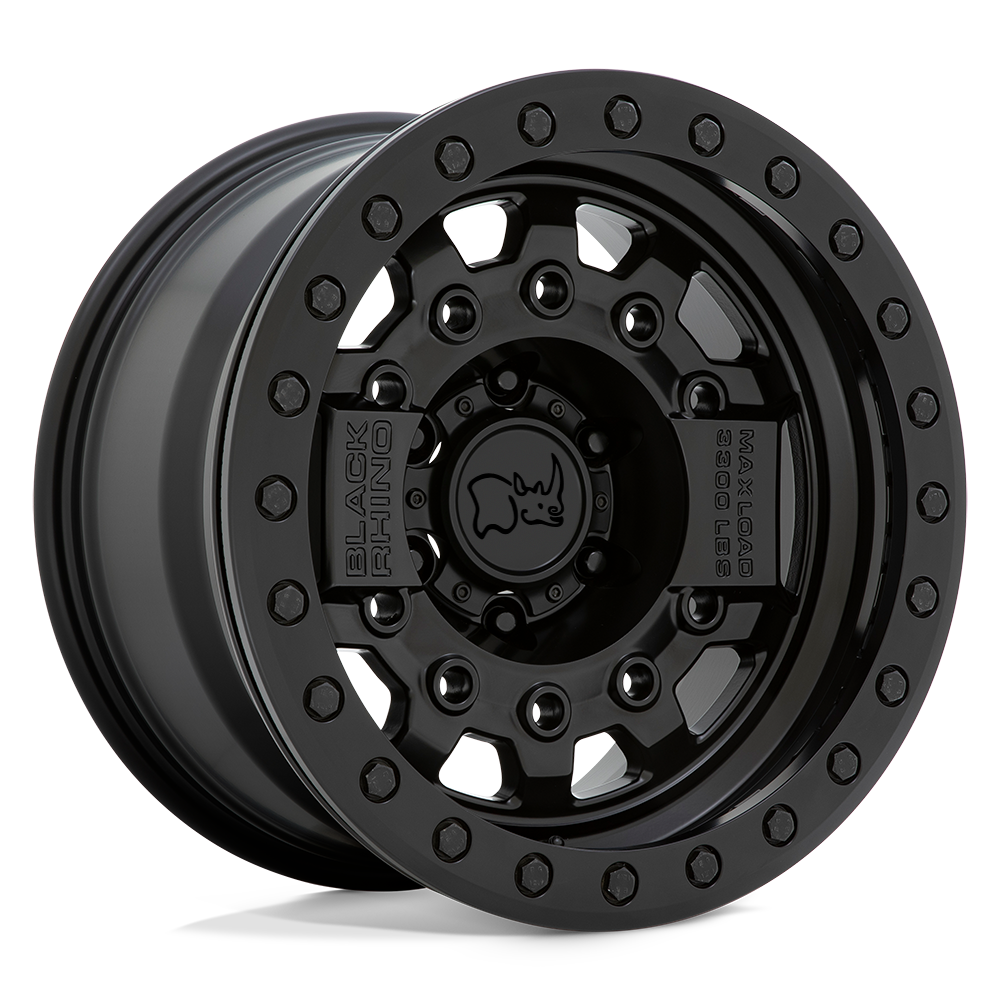 Black Rhino AVENGER BEADLOCK 17X8.5 -32 5X127/5X5.0 MATTE BLACK W/ BLACK HARDWARE