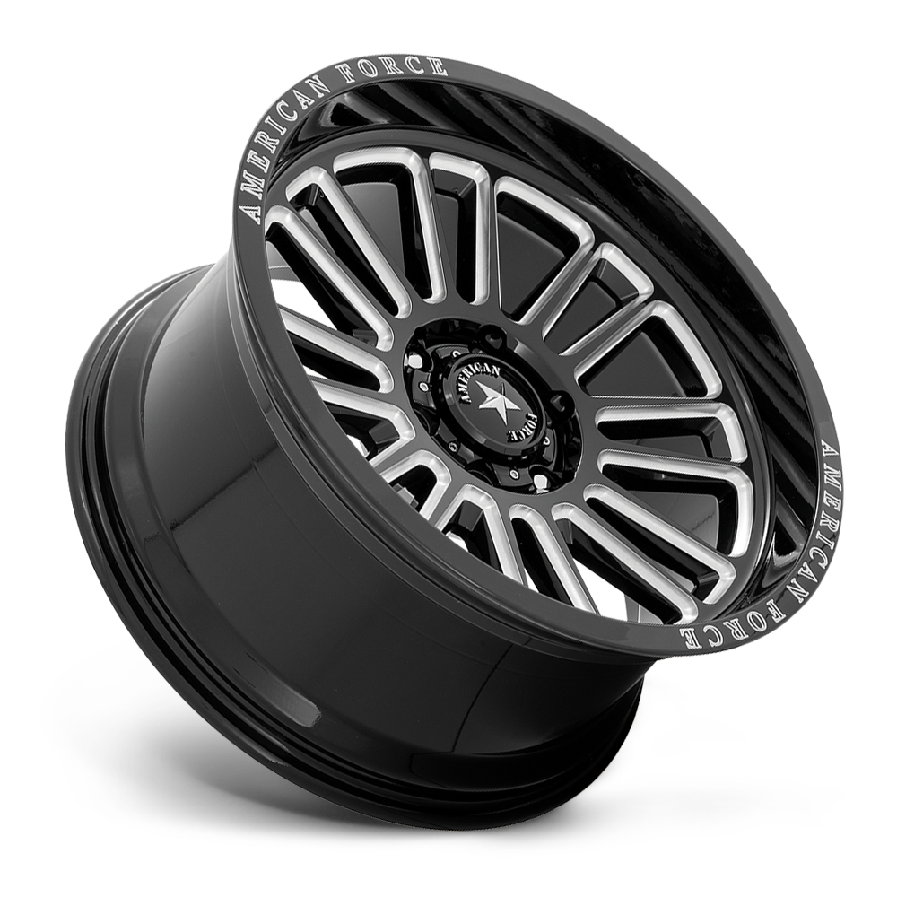 American Force AC003 WEAPON 22x10 -18 6x139.7/6x5.5 Gloss Black Milled - Tires and Engine Performance