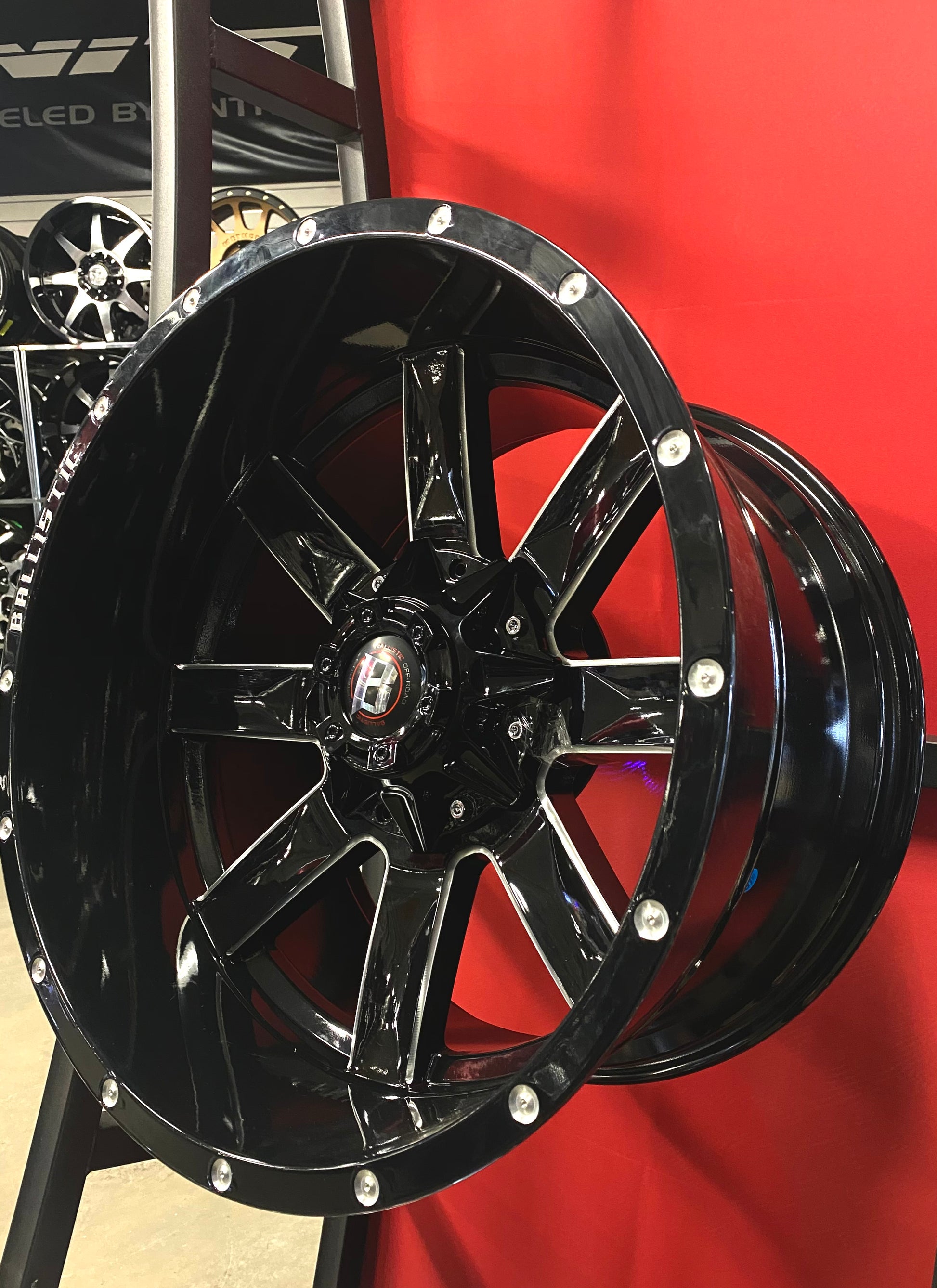 Ballistic 959 Rage Gloss Black Milled - Tires and Engine Performance