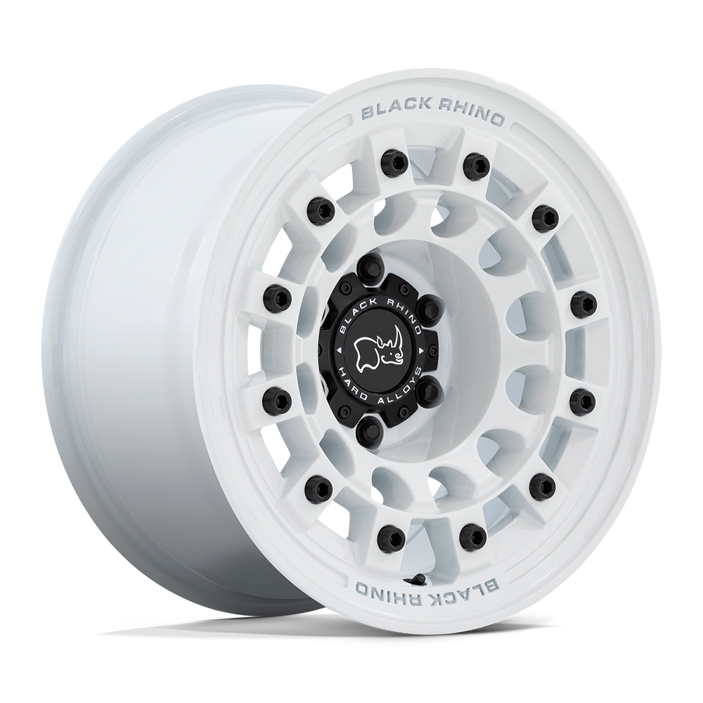 BLACK RHINO FUJI 17X8 20 5X114.3 GLOSS WHITE