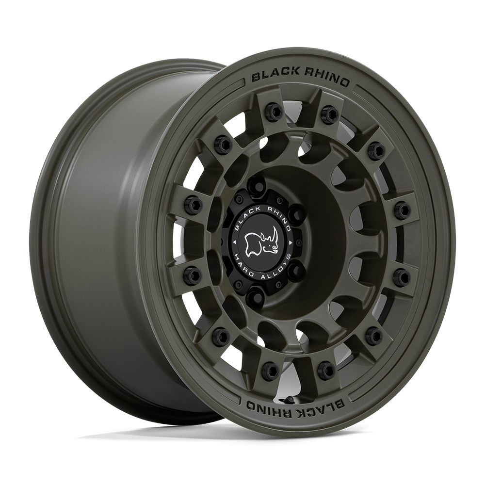 BLACK RHINO FUJI 17X8 30 5X114.3 OLIVE DRAB GREEN