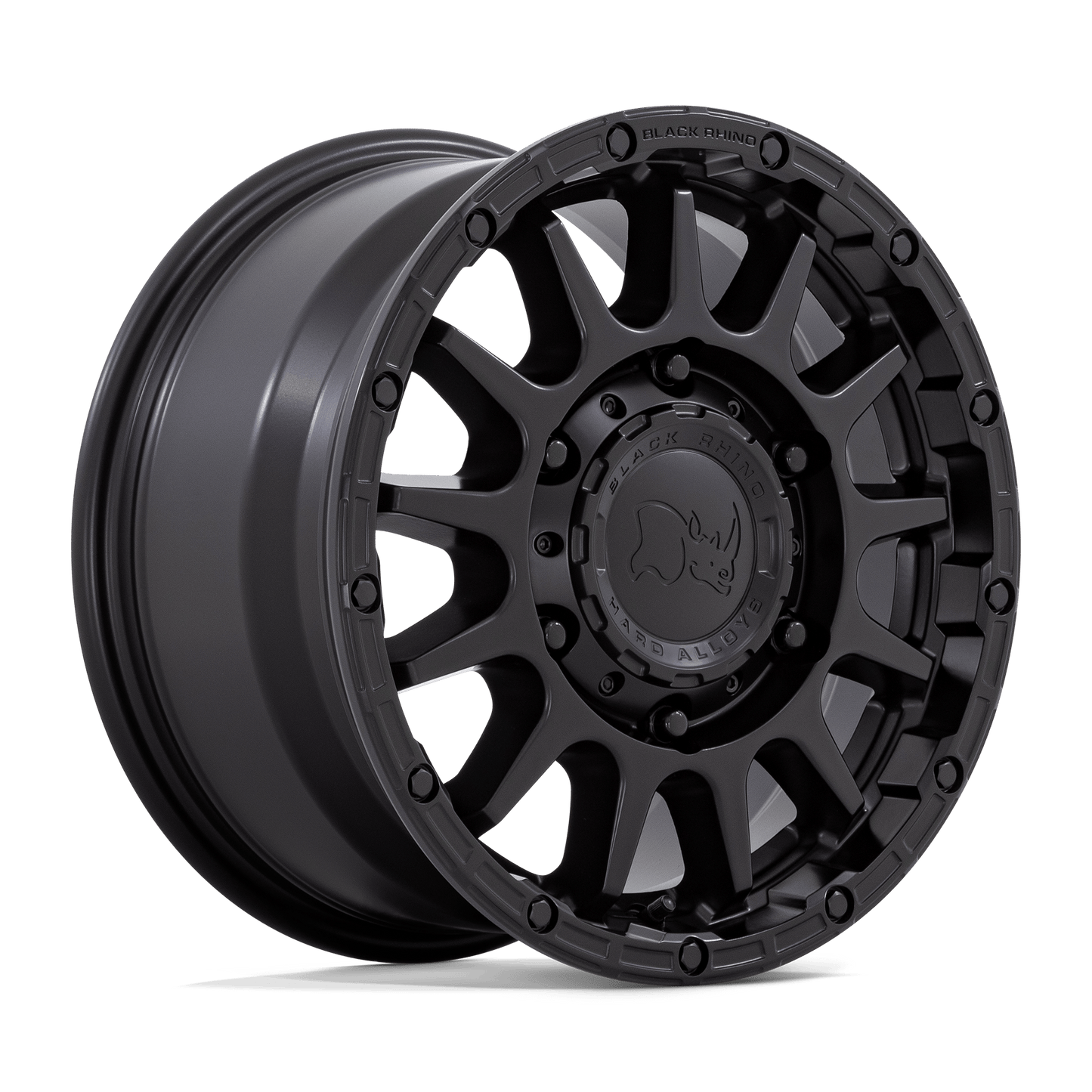 BLACK RHINO SEQUOIA 16X8 38 6X130 MATTE BLACK