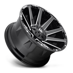 Fuel Contra D615 22x10 -18 5x139.7(5x5.5)/5x150 Gloss Black and Milled - Tires and Engine Performance