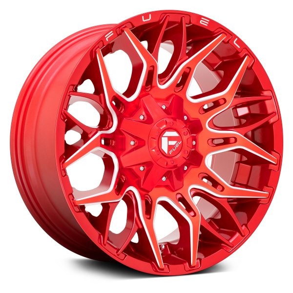 Fuel 1PC D771 TWITCH 20X10 -18 6X135/6X139.7/6X135/5.5 Candy Red Milled