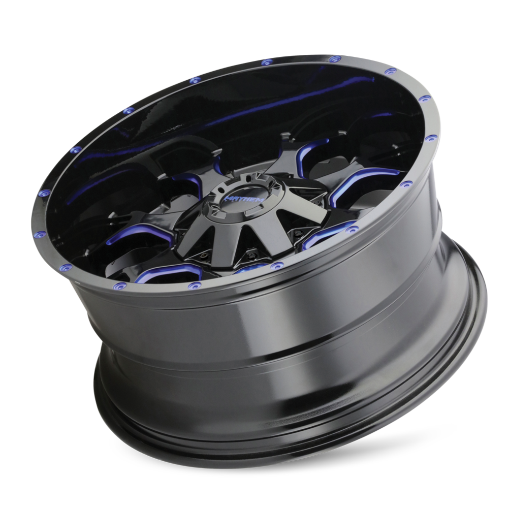 Mayhem 8015 Warrior 20x9 0 8x165.1(8x6.5)/8x170 Prism Blue - Tires and Engine Performance