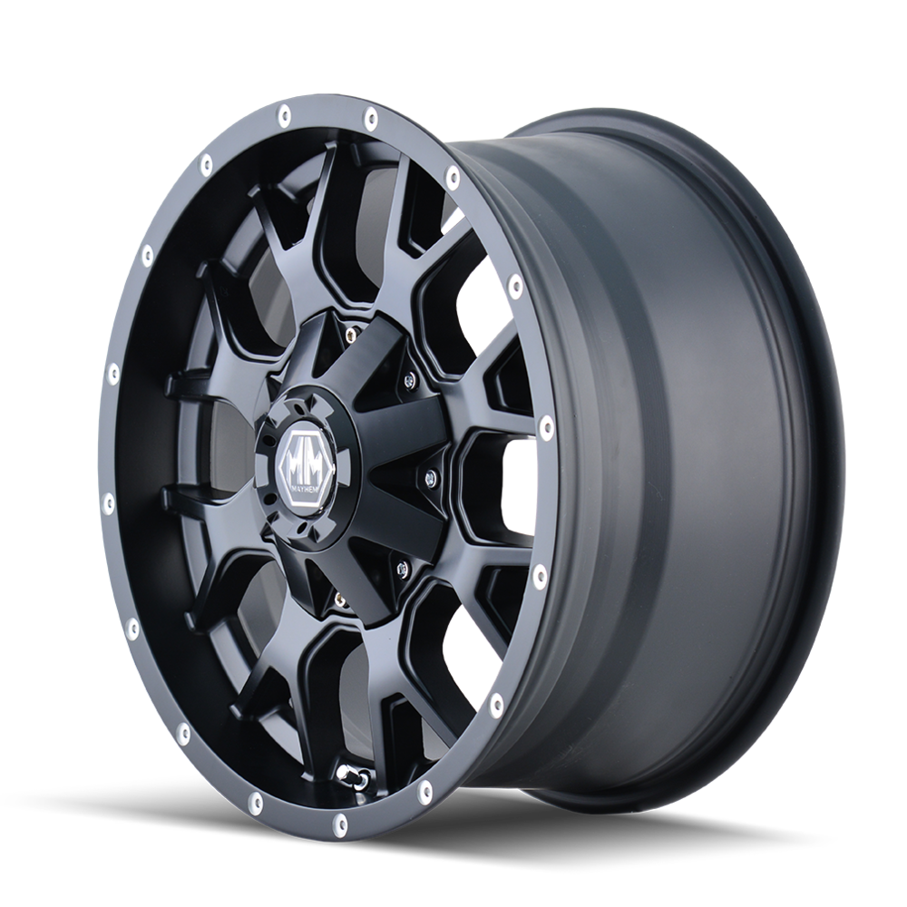 Mayhem 8015 Warrior 18x9 -12 6x135/6x139.7(6x5.5) Matte Black - Tires and Engine Performance