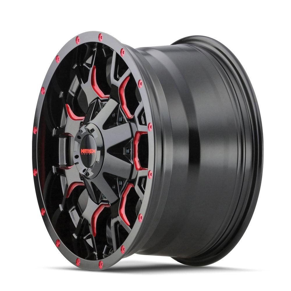 Mayhem 8015 Warrior 20x9 0 5x150/5x139.7(5.5) Prism Red - Tires and Engine Performance