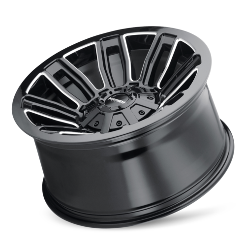 Mayhem 8108 Decoy 20x10 -19 5x139.7(5x5.5)/5x150 Black and Milled - Tires and Engine Performance
