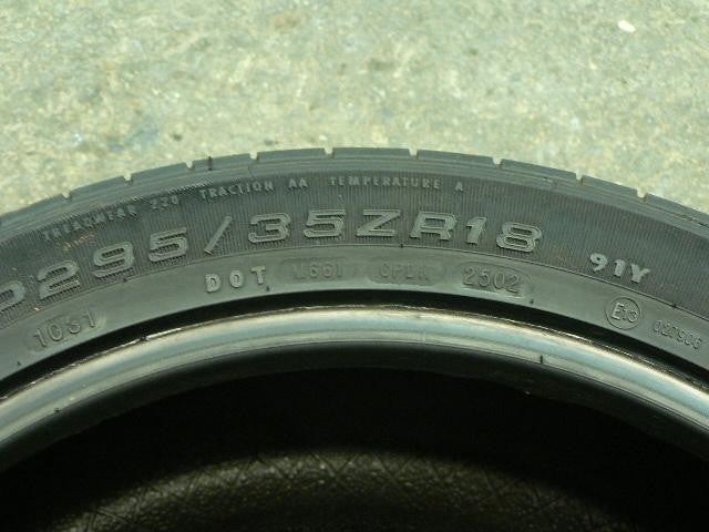295/35/R18 Used Tires as Low as $50 - Tires and Engine Performance