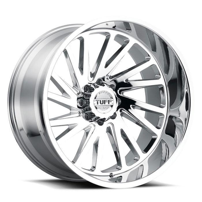 TUFF AT T2A 22x12 -45 6x139.7(6x5.5) Chrome - Tires and Engine Performance