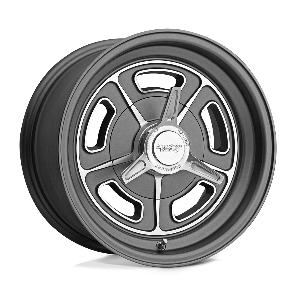 American Racing Vintage VN502 15X10 -32 5X114.3/5X4.5 Mag Gray