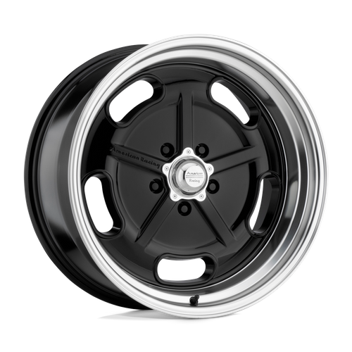 American Racing Vintage VN511 SALT FLAT 22X8.5 0 5X114.3/5X4.5 Gloss Black Diamond Cut Lip