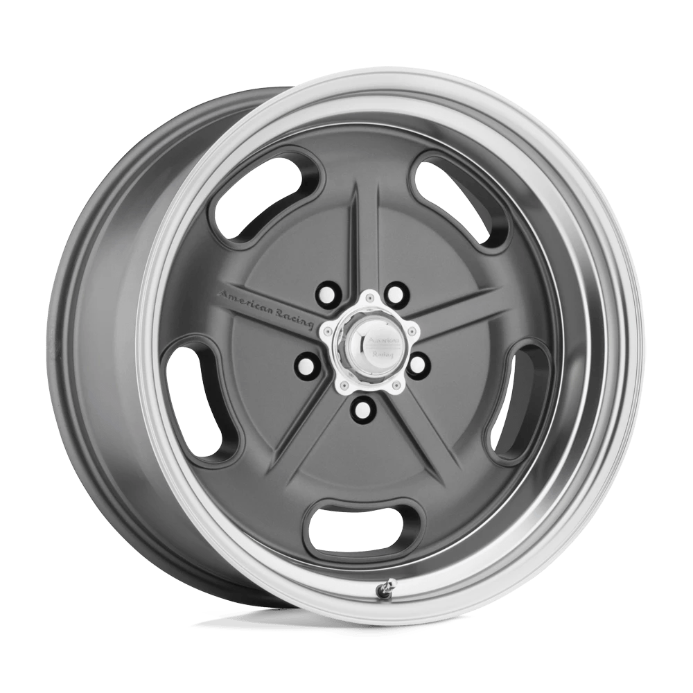 American Racing Vintage VN511 SALT FLAT 22X8.5 0 5X120.65/5X4.75 Mag Gray Diamond Cut Lip