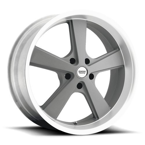 American Racing Vintage VN701 NOVA 18X9 35 5X114.3/5X4.5 Mag Gray Machined Lip