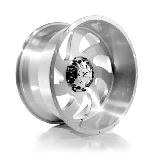 Xtreme Force XF-1 24x14 -76 6x139.7 (6x5.5) Full Brushed - Tires and Engine Performance