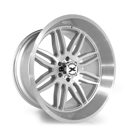 Xtreme Force XF-5 22x12 -44 8x165.1 (8x6.5) Full Brushed - Tires and Engine Performance