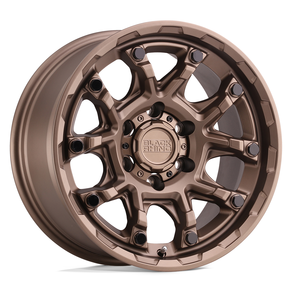 BLACK RHINO ARK 17X8.5 -18 5X127 BRONZE W/ GLOSS BLACK BOLTS