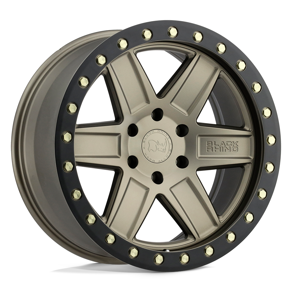 Black Rhino ATTICA 20X9.5 -18 6X139.7/6X5.5 MATTE BRONZE W/ BLACK RING