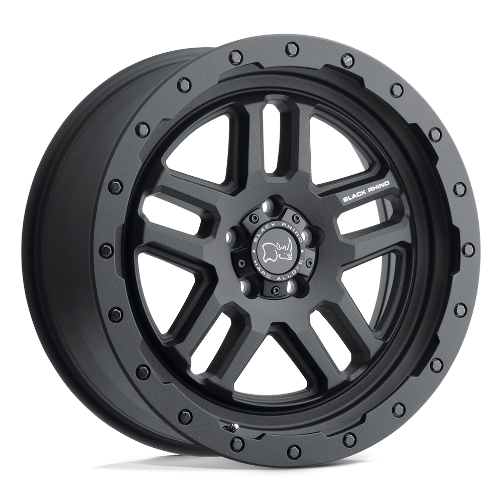 Black Rhino BARSTOW 20X9.5 12 6X139.7/6X5.5 TEXTURED MATTE BLACK