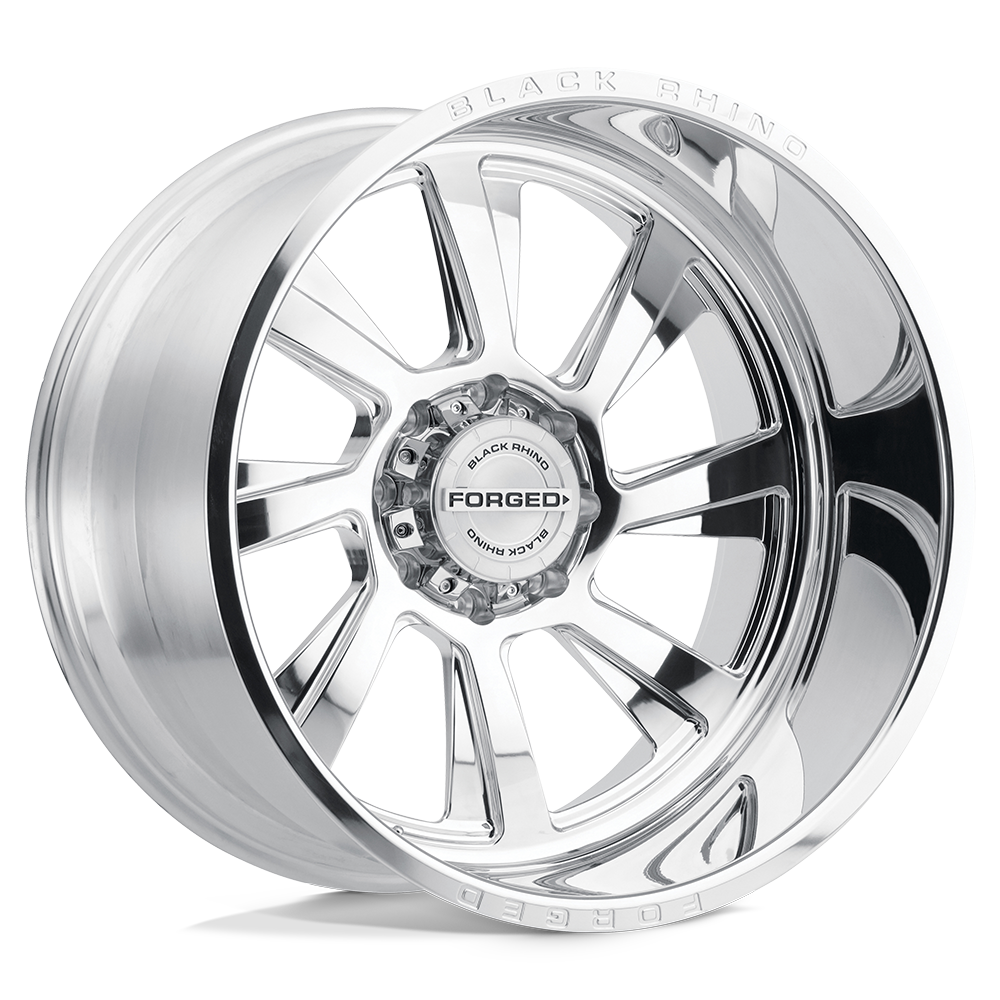 BLACK RHINO BLASTER 22X14 -76 8X180 POLISHED - DIRECTIONAL C-BORE 125.1