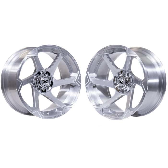 Xtreme Force XF-11 20x10 -25 6x139.7 (6x5.5)/6x135 Full Brushed - Tires and Engine Performance