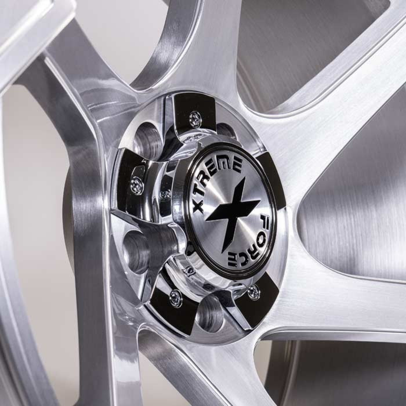 Xtreme Force XF-11 22x12 -51 5X127 (5x5)/5x139.7 (5x5.5) Full Brushed - Tires and Engine Performance