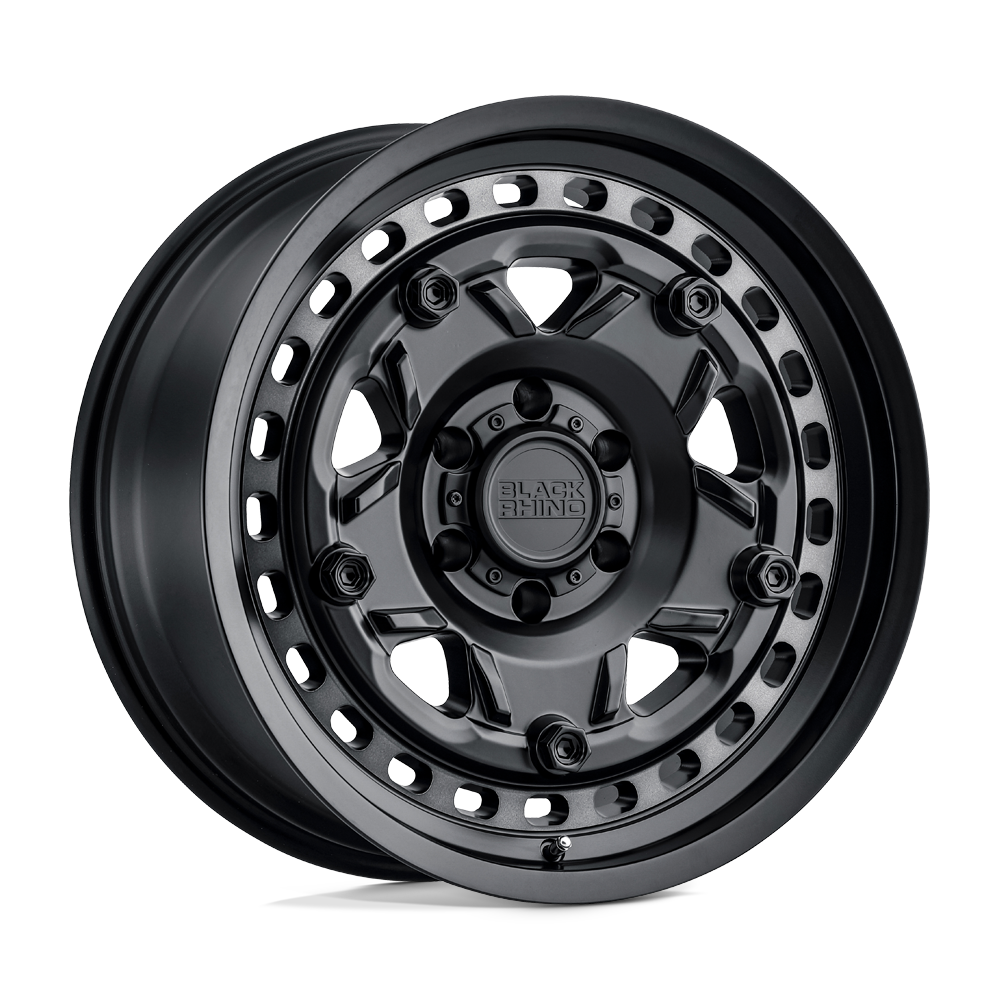 Black Rhino GRANGE 17X8.5 0 5X139.7/5X5.5 MATTE BLACK W/ MACHINED TINT RING