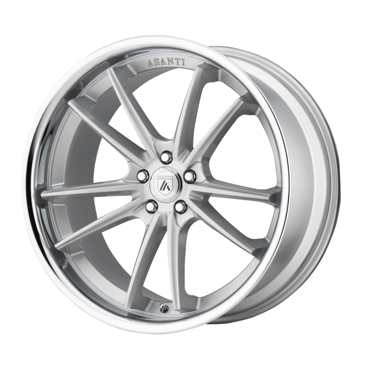 DELTA 24x9 5x114.30 BRUSHED SILVER W/ CHROME LIP (32 mm) - Tires and Engine Performance
