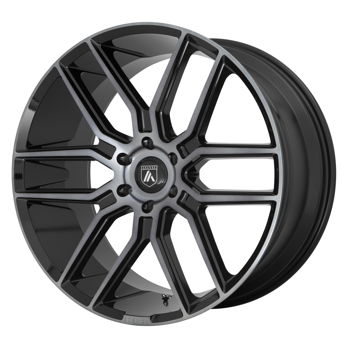 BARON 22x9.5 6x135.00 GLOSS BLACK W/ GRAY TINT (30 mm) - Tires and Engine Performance