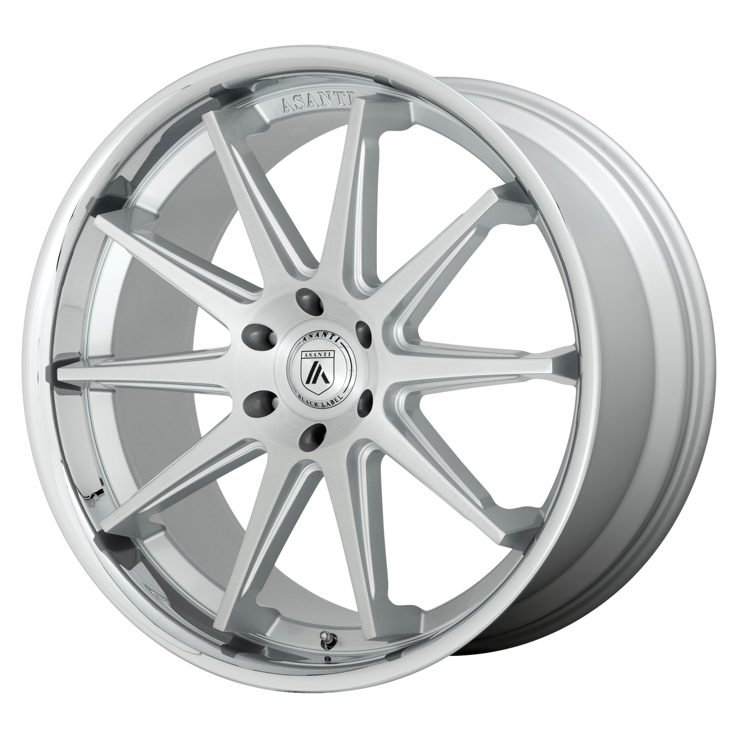 EMPEROR 24x10 6x135.00 BRUSHED SILVER W/ CHROME LIP (30 mm) - Tires and Engine Performance