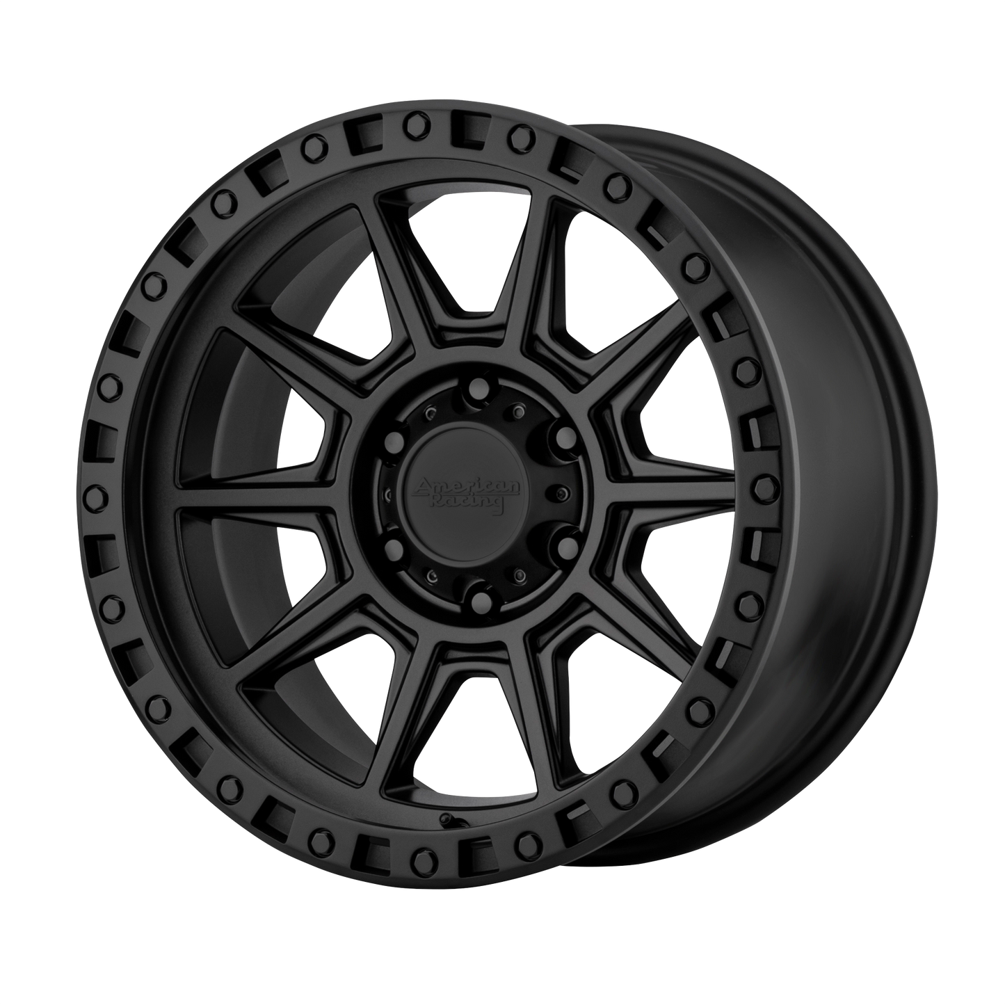 American Racing AR202 17X9 -12 5X127/5X5.0 Cast Iron Black