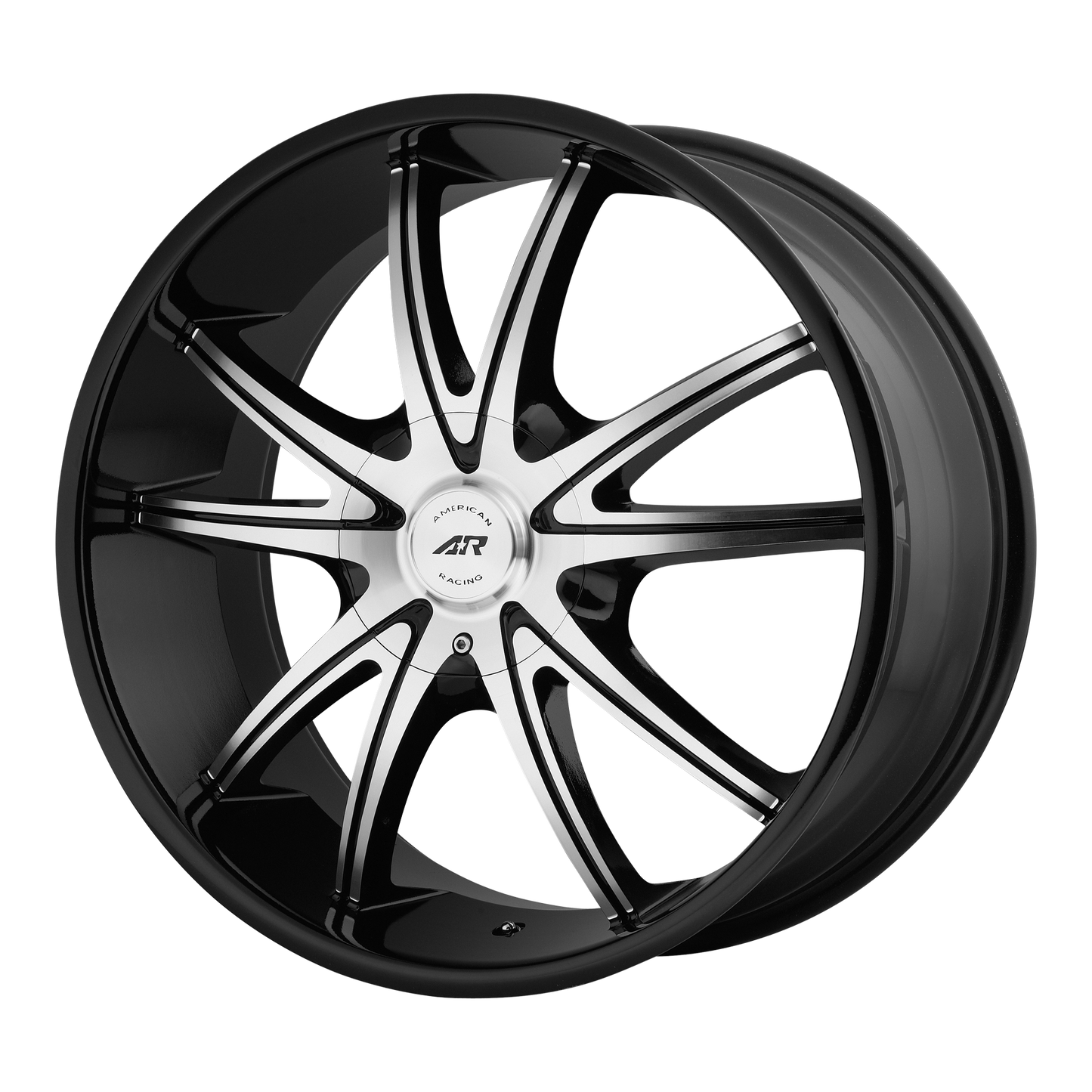 American Racing AR897 18X8 38 6X135/6X139.7/6X135/5.5 Gloss Black Machined