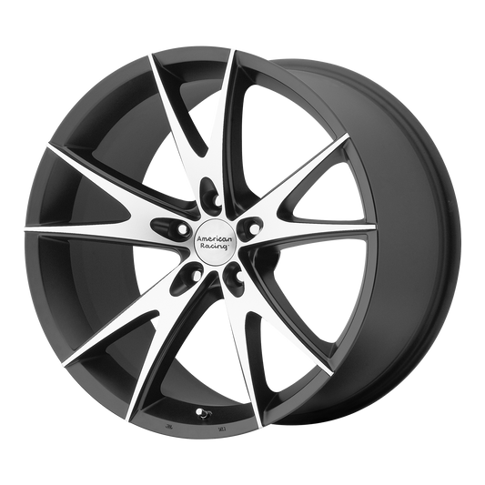 American Racing AR903 17X8 38 5X120/5X120 Gloss Black Machined