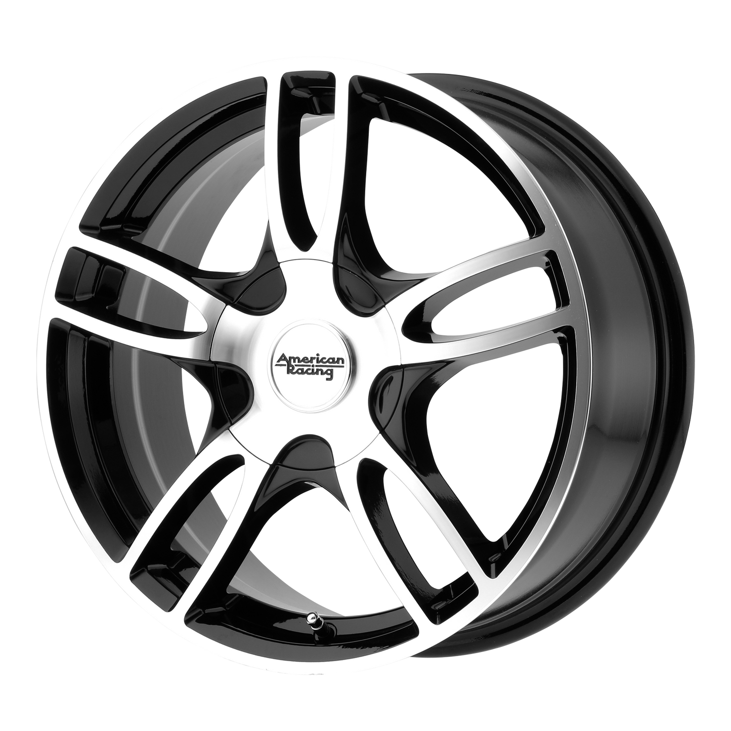 American Racing AR919 ESTRELLA 2 17X7.5 45 5X108/5X114.3/5X4.25/4.5 Gloss Black Machined