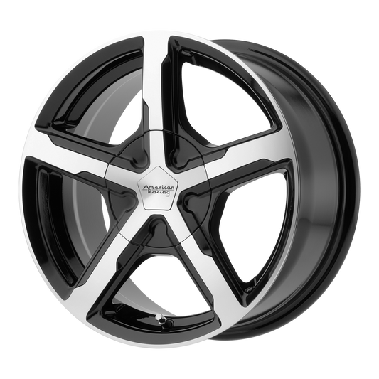 American Racing AR921 TRIGGER 18X8 15 5X115/5X115 Gloss Black Machined