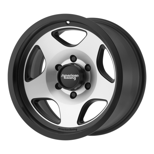 American Racing AR923 MOD 12 17X8 0 6X135/6X135 Satin Black Machined
