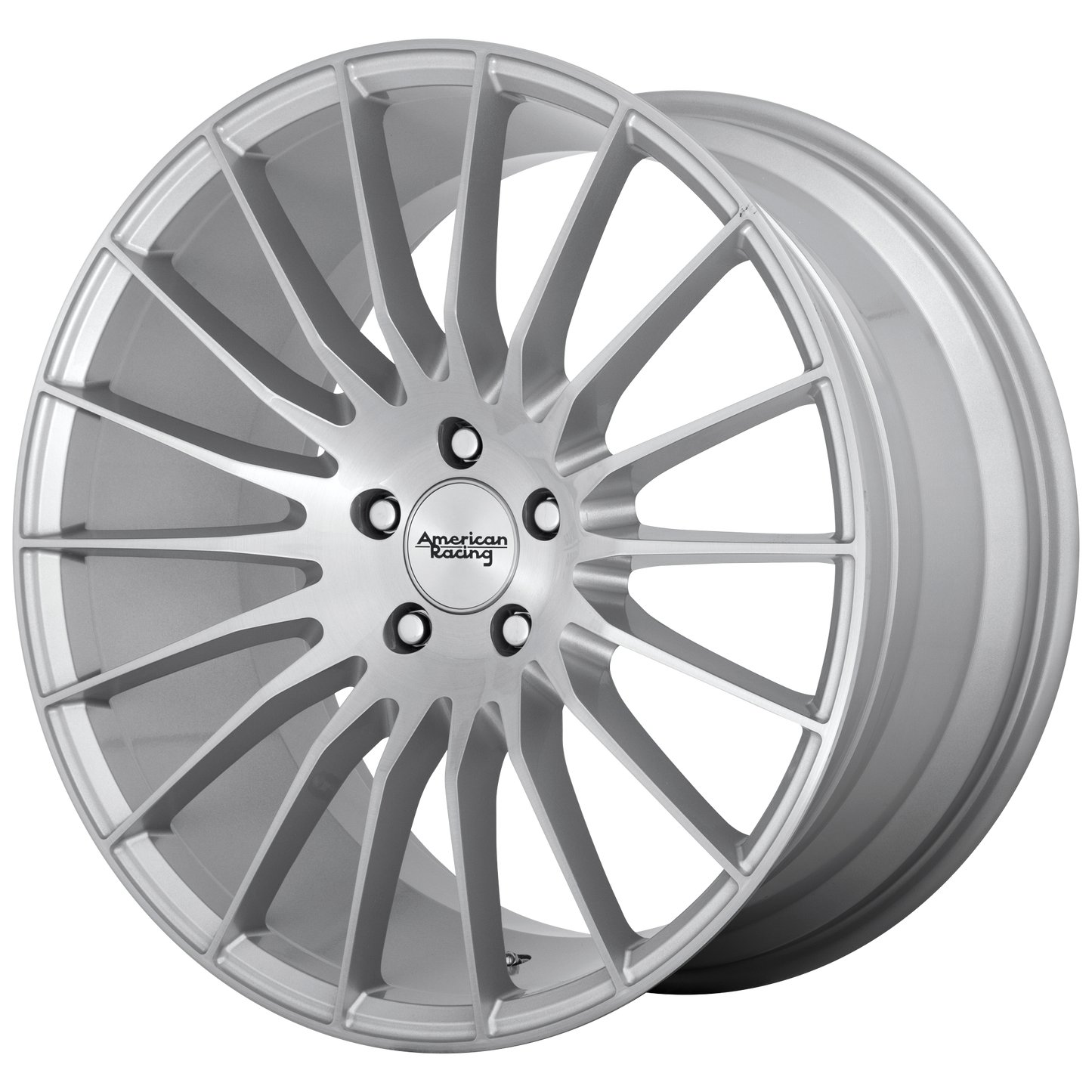 American Racing AR934 FASTLANE 20X10 40 5X120/5X120 Brushed Silver