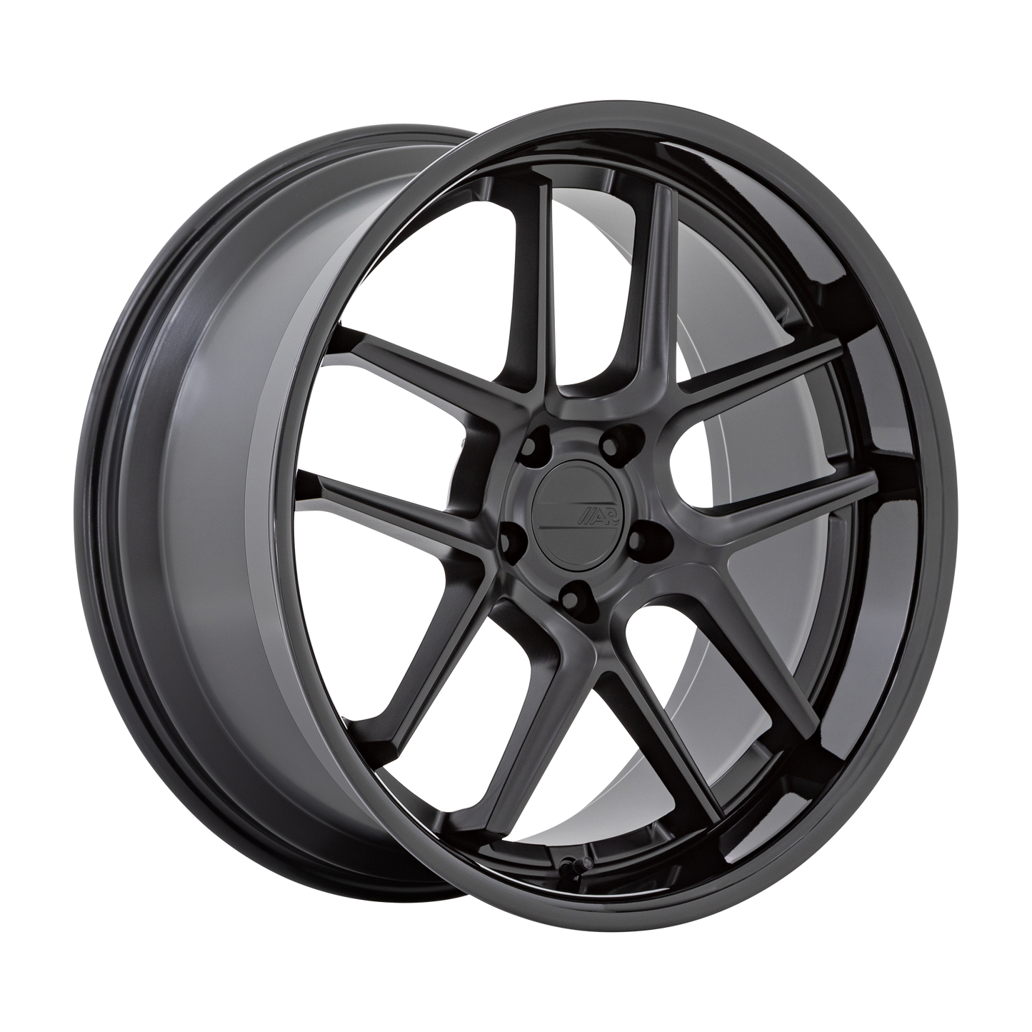 American Racing AR942 20X12 6 5X115 MATTE BLACK WITH GLOSS BLACK LIP