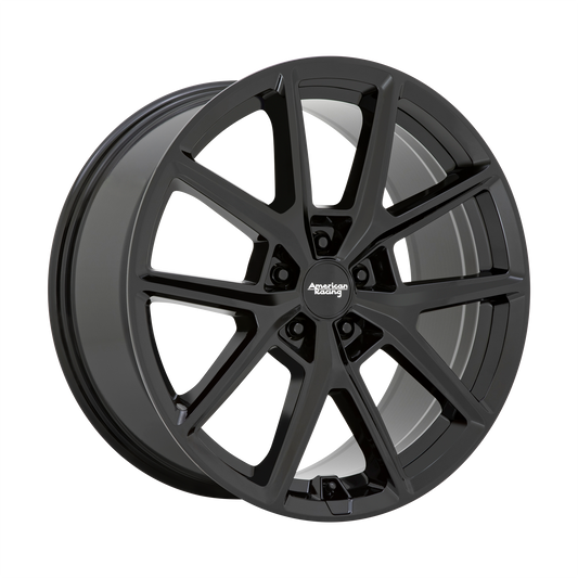 American Racing AR943 18X8 35 5X108/5X4.25 GLOSS BLACK