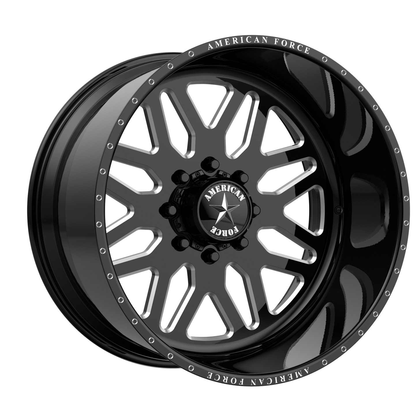 TRAX SS 26x12 8x165.10 GLOSS BLACK MACHINED (-40 mm) - Tires and Engine Performance