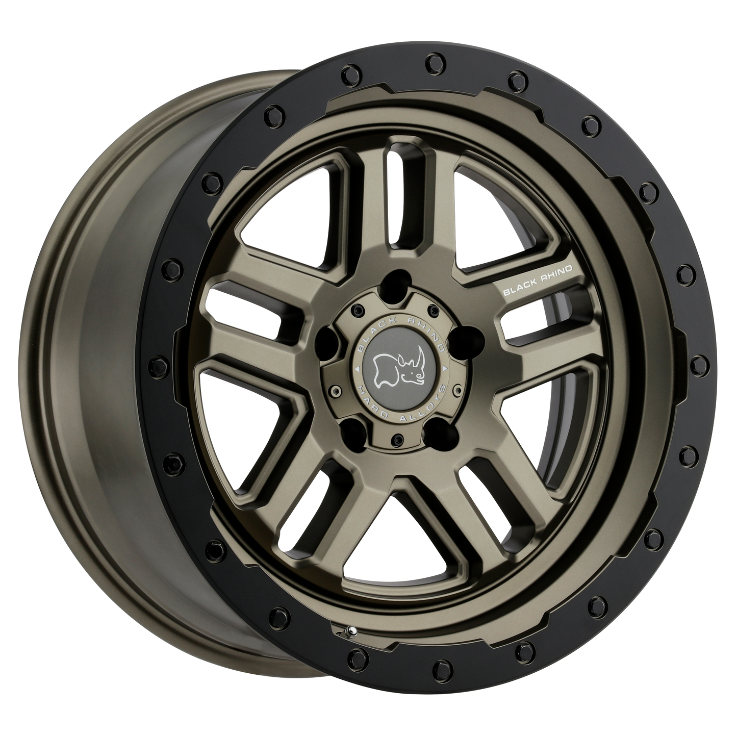 Black Rhino BARSTOW 18X8 30 5X120/5X120 MATTE BRONZE W/ MATTE BLACK RING