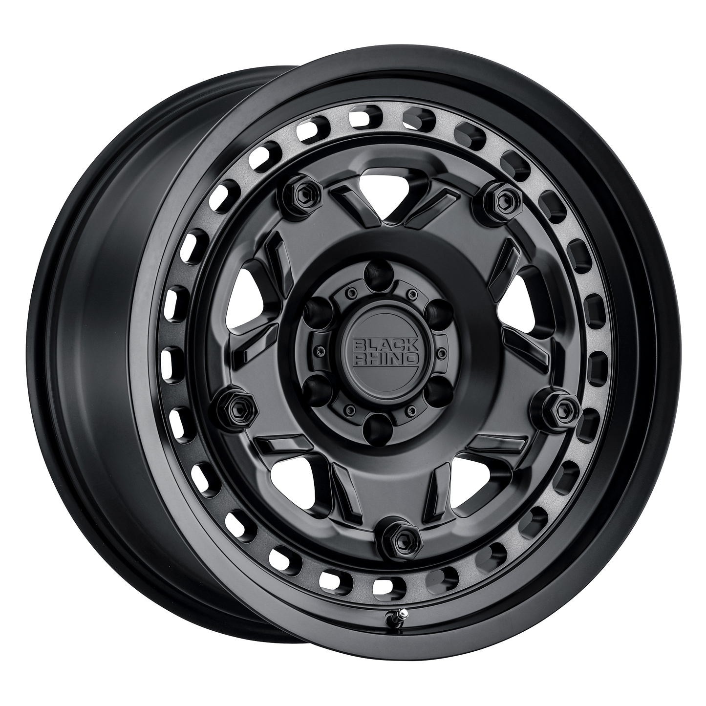 Black Rhino GRANGE 17X8.5 -18 6X139.7/6X5.5 MATTE BLACK W/ MACHINED TINT RING